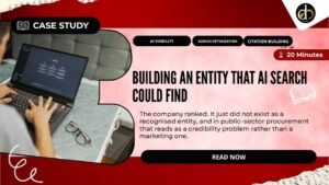 Building an entity that AI search could find