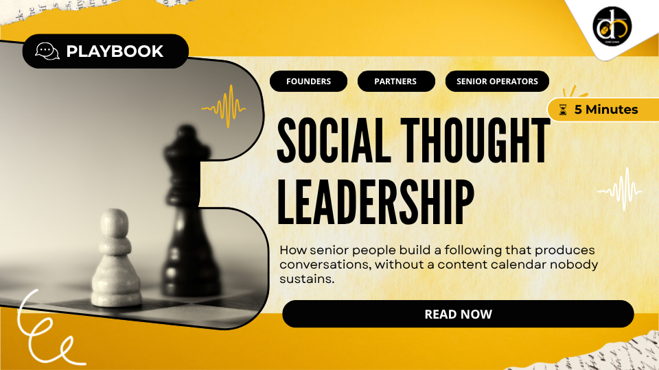 Social thought leadership