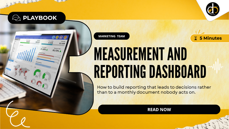 Measurement and reporting dashboard