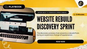 Website rebuild discovery sprint